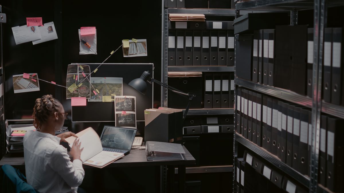 Digital document sharing on a film set
